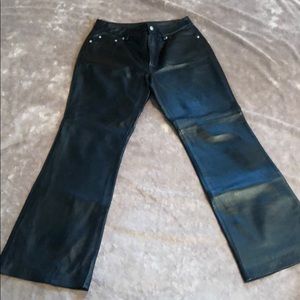 Women’s leather jeans
